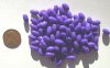 100 9x6mm Acrylic Opaque Purple Ovals
